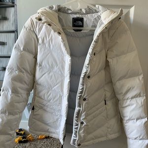 White North Face Winter Jacket